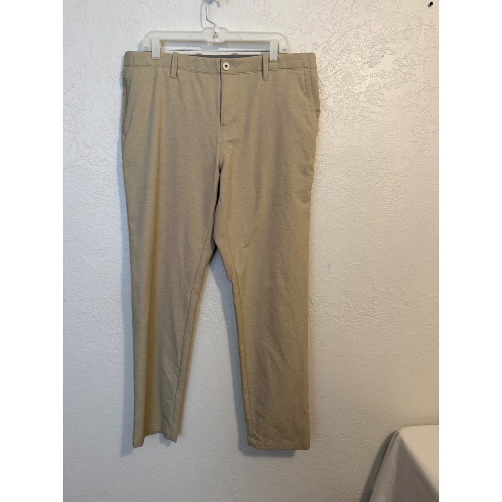 Tommy Bahama Boracay Performance Chino Pants Mens 36x32 Tan Khaki Heathered